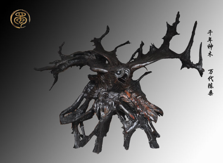 【雄鹰展翅】乌木金丝楠3.1m*4m