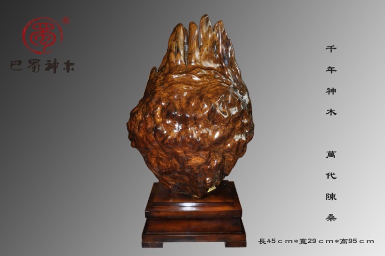千年乌木金丝楠树瘤摆件