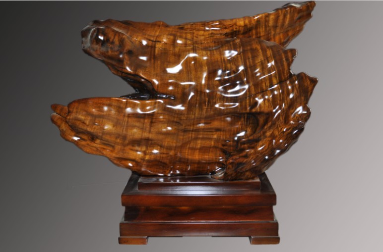 乌木金丝楠自然摆件